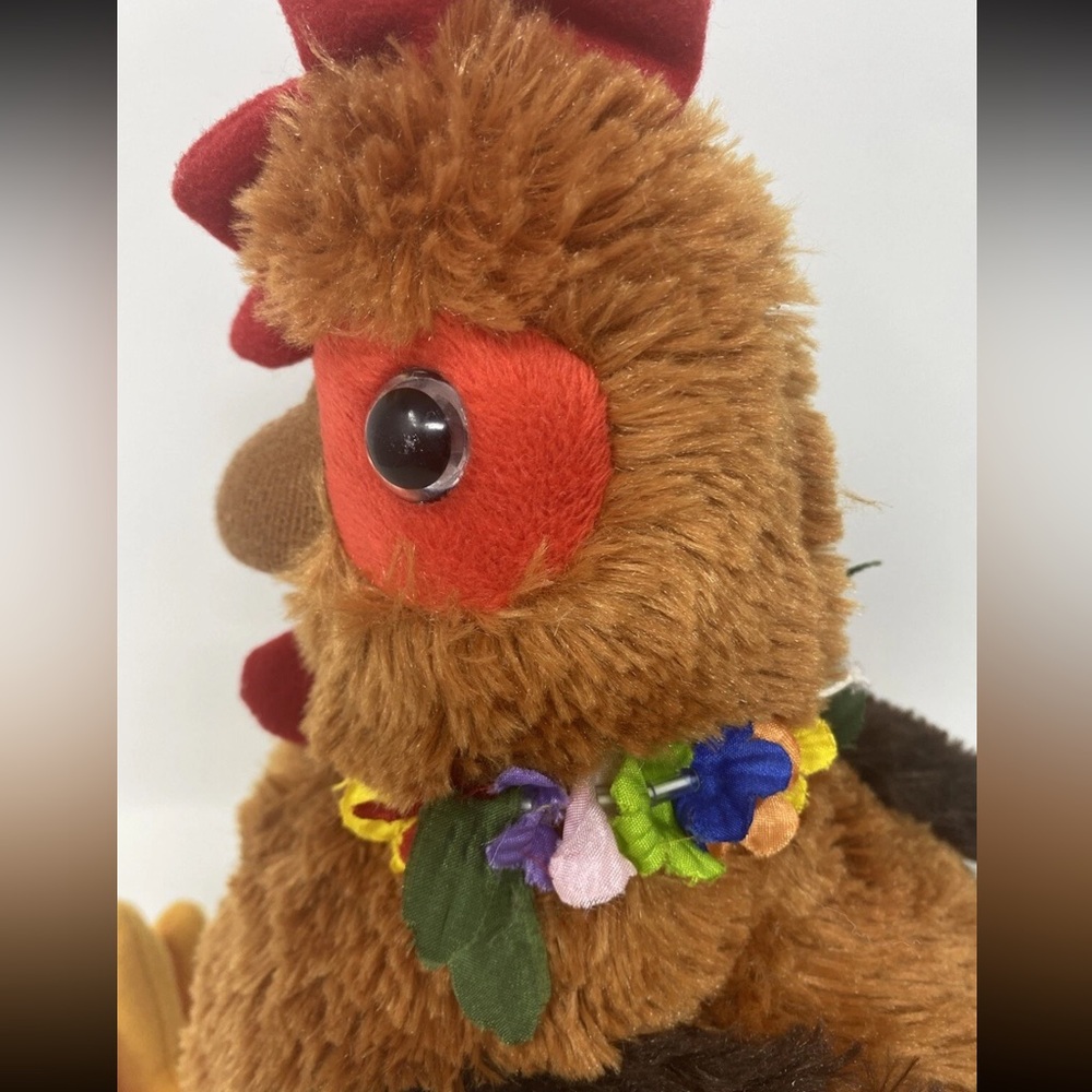 Hawaiian Souvenir Collectibles Passport Kahu Moa Nui 13' Plush Guardian Rooster - Picture 5 of 9